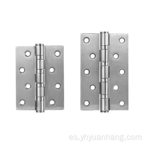 Bisagras de puerta de metal de acero inoxidable
